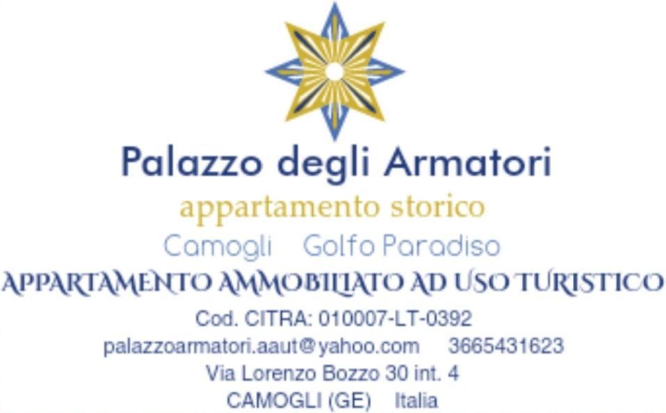 Palazzo Degli Armatori Appartamento Storico Camogli Exterior photo